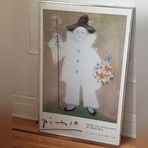 Picasso Poster, MUSEE DES BEAUX-ARTS DE MONTREAL, 1985, framed 60 x 90 cm